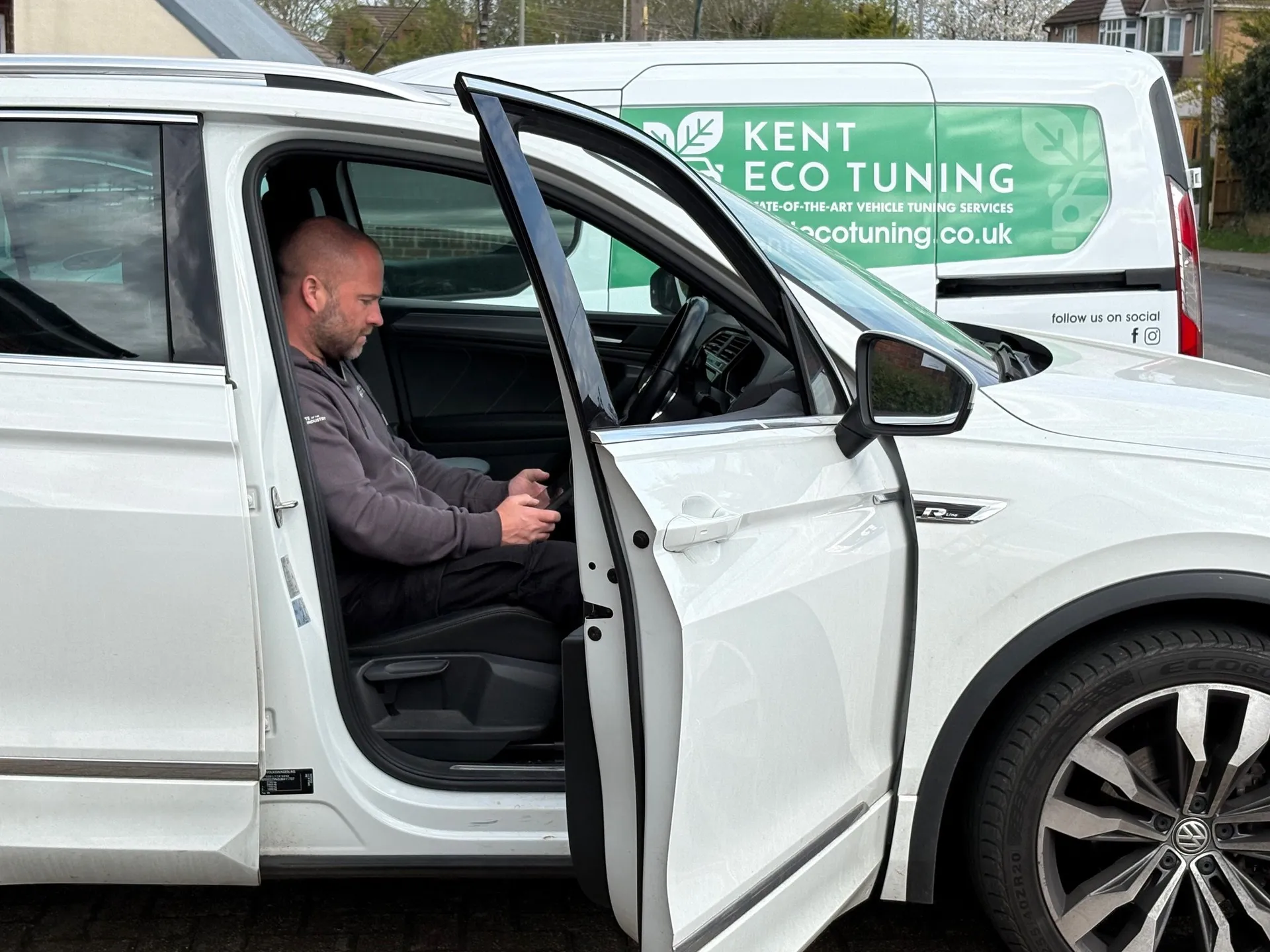 Professional vehicle tuning visit carried out in Chatham, Kent.