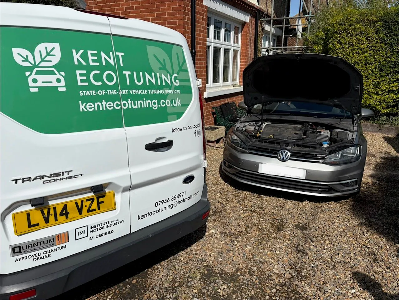 ECU diagnostics and remapping equipment used for a Gravesend tuning service.