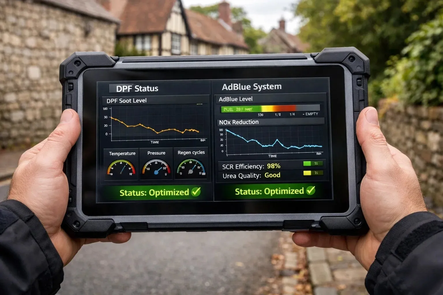ECU diagnostics and remapping equipment used for a Maidstone tuning service.
